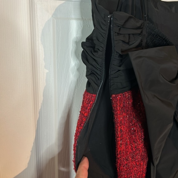 NWT size XL Anthro Square Neck Mini Dress with gorgeous Bow - Picture 8 of 16